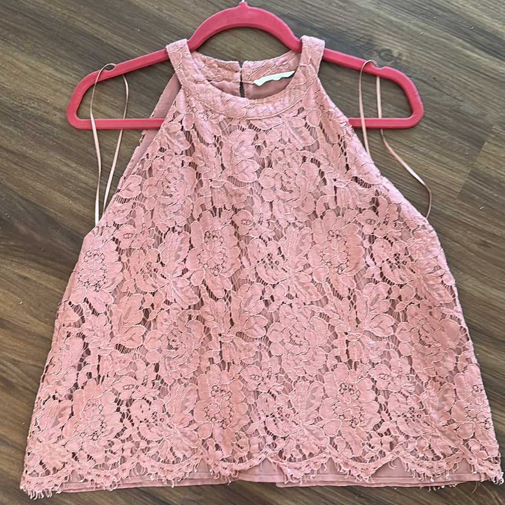 Sophie Rue Lace Sleeveless topSZ LG